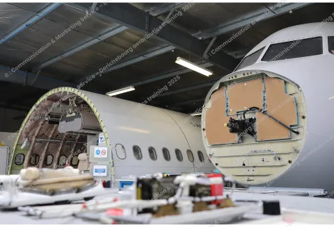 Tronçon de fuselage d'avion